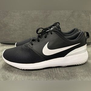 Men’s Black and White Nike Golf Sneakers Shoes